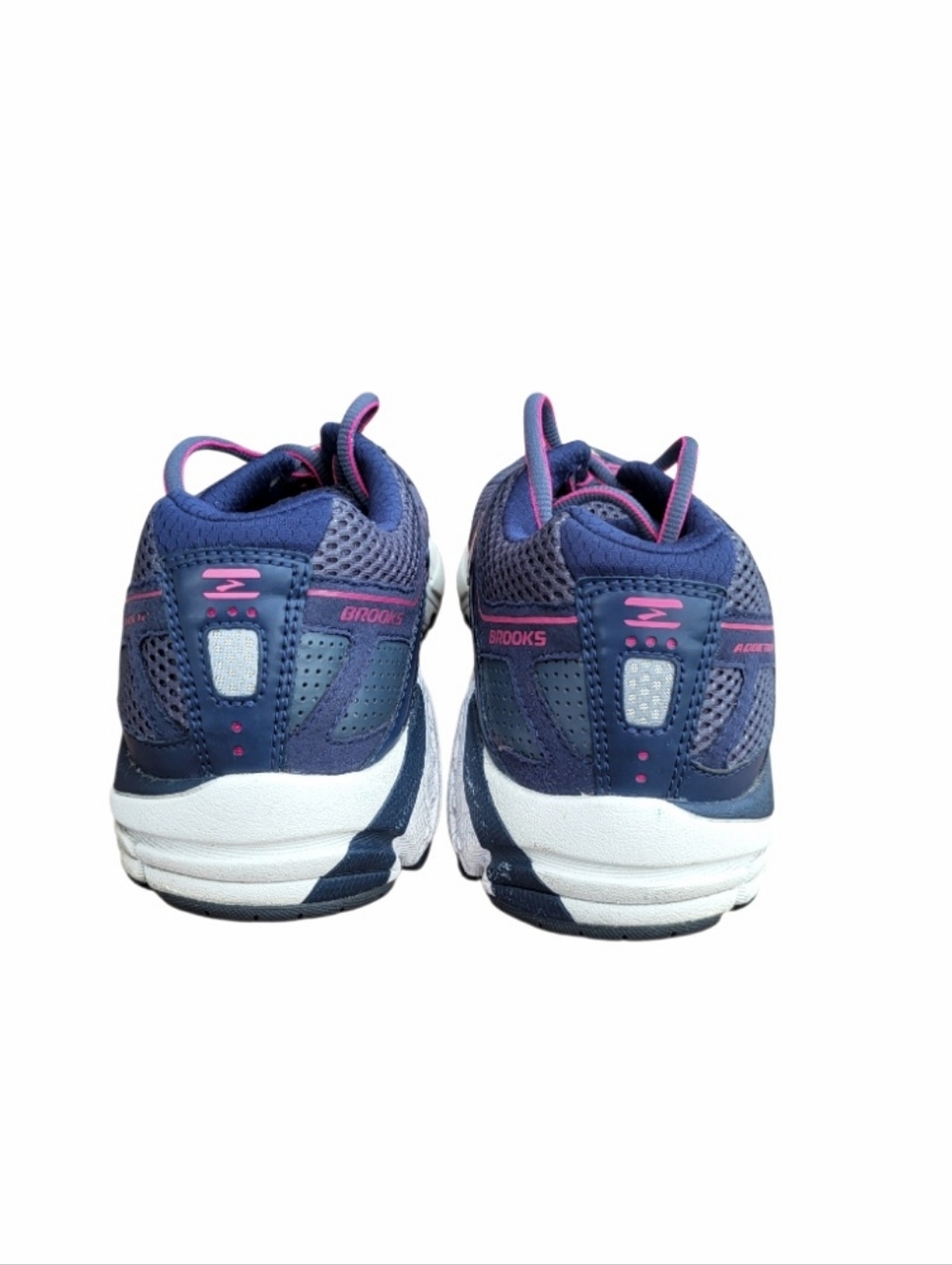 Brooks Addiction 12 Athletic Run Walk Tennis Shoe Sneaker Pink Blue Women 9.5 - Picture 3 of 9